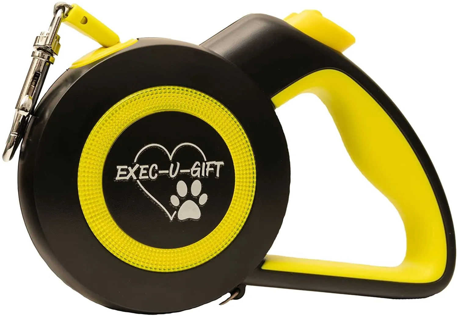 Retractable Dog Leash - 16 ft Nylon Tape, One-Button Brake, up to 88 lb (4-Pack)
